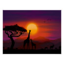Search for africa posters Sunset
