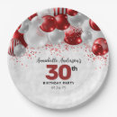 Search for silver glitter plates Quinceanera