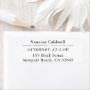 Search for attorney return address labels Modern