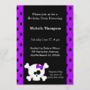 Search for girly skull invitations Purple