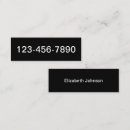 Search for numbered business cards Phone number