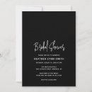 Search for black bridal shower invitations Elegant