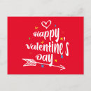 Search for happy valentines day postcards Red
