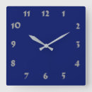 Search for navy blue clocks Solid