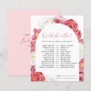 Search for elegant floral bridal shower games Would she rather
