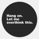 Search for overthinking stickers Introvert