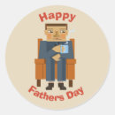 Search for happy man stickers Dad