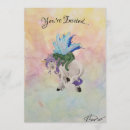 Search for dragons and unicorns invitations Fantasy