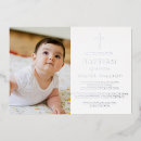 Search for foil christening invitations Modern