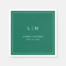 Search for emerald green napkins Elegant