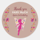 Search for fairy thank you stickers Floral