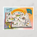 Search for vintage usa map postcards Travel