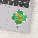 Search for 4 leaf clover stickers Lucky charm
