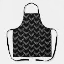 Search for white owl aprons Black and white