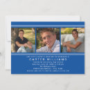 Search for royal blue graduation invitations Simple