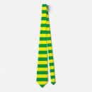 Search for green and yellow striped ties Stripes