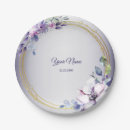 Search for floral wedding plates Watercolor