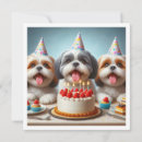 Search for shih tzu birthday invitations Cute