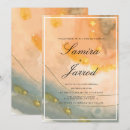 Search for peach and gold wedding invitations Trendy