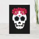 Search for red halloween cards Skull
