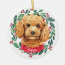 Search for poodle christmas tree decorations Dog