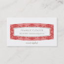 Search for red floral pattern business cards Unique