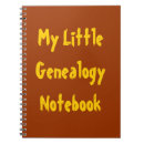Search for genealogy notebooks Research