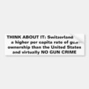 Search for crime bumper stickers Gun rights