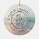 Search for beach engagement christmas tree decorations Engaged