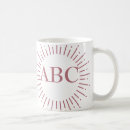 Search for three initial monogram mugs Initials