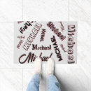 Search for colourful doormats White