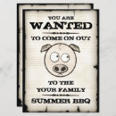 Search for funny cookout invitations Pig roast