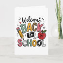Search for welcome back to school cards First day of school