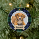 Search for furry christmas tree decorations Puppy