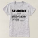 Search for phd humor tshirts Student