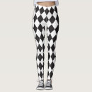Search for black and white diamond pattern leggings Elegant