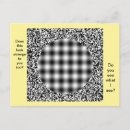Search for illusions postcards Fun