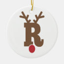 Search for letter r christmas tree decorations Reindeer