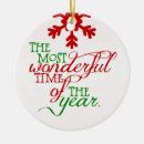 Search for most wonderful time christmas tree decorations Xmas
