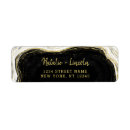 Search for black and gold address labels weddings Couple