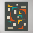 Search for teal orange abstract art Geometric