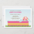 Search for backyard pool party invitations Swim