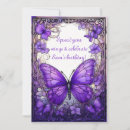 Search for amethyst birthday invitations Purple