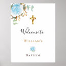 Search for baptism sign posters Light blue