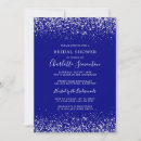 Search for navy and silver bridal shower invitations Girly