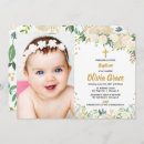 Search for white gold christening invitations Dedication
