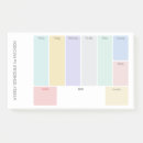 Search for schedule post it notes Weekly
