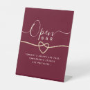 Search for red wedding signs Modern