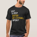 Search for eat sleep volleyball tshirts Funny