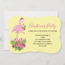 Search for florida christmas invitations Pink flamingo